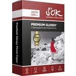 Фотобумага S'OK Premium глянцевая, А4, 240г/м2, 20 листов (SA4240020G)