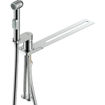 Смеситель для биде Rossinka Silvermix с гигиеническим душем, хром (X25-56)