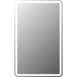 Зеркало BelBagno Spc-Mar 50х80 с подсветкой, кнопочный выключатель (SPC-MAR-500-800-LED-BTN)