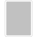 Зеркало BelBagno Spc-Mar 60х80 с подсветкой, кнопочный выключатель (SPC-MAR-600-800-LED-BTN)