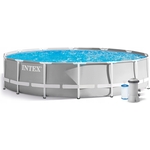 Каркасный бассейн Intex 26720 Prism Frame 427х107см, 12706л, фил.-насос 3785л/ч, лестница, тент, подстилка