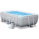 Каркасный бассейн Intex 26784 Prism Frame 300х175х80см, 3539л, фил.-насос 2006л/ч, лестница