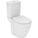 Унитаз-компакт безободковый Ideal Standard Connect Aquablade Cube с сиденьем микролифт (E042901, E797001, E772401)