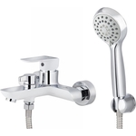 Смеситель для ванны Kaiser Glory с душем, белый/хром (69122)