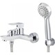Смеситель для ванны Kaiser Glory с душем, белый/хром (69122)