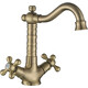 Смеситель для раковины Kaiser Carlson Style бронза Bronze (44411-1)