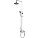 Душевая система Kaiser Guss со смесителем, хром (68182)