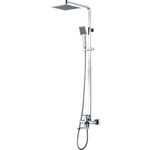 Душевая система Kaiser Sonat со смесителем, хром, серая лейка (34182)