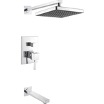 Душевая система Kaiser Quadris с верхним душем, хром (25270)