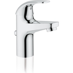 Смеситель для раковины Grohe BauCurve с донным клапаном, хром (32805000)