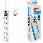Сетевой фильтр Buro 500SH-1.8-W 1.8м (5 розеток) белый