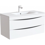 Тумба с раковиной IDDIS Cloud 100 белый (CLO10W1i95K, 0131000i28)