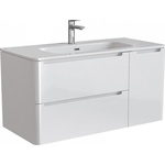 Тумба с раковиной IDDIS Edifice 100 белый (EDI10W1i95, 0101000i28)