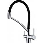 Смеситель для кухни Paulmark Sigen под фильтр, гибкий излив, хром (Si213111-CR)