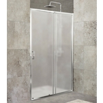 Душевая дверь BelBagno Unique BF-1 110-125x190 рифленая Punto, хром (UNIQUE-BF-1-110/125-P-Cr)