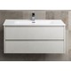 Тумба с раковиной BelBagno Kraft 100, Bianco Opaco (KRAFT-1000-2C-SO-BO, BB1000ETL)