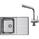 Кухонная мойка и смеситель Omoikiri Sagami 79-2 IN Nagano нержавеющая сталь (4993733, 4994011)