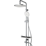 Душевой гарнитур Dorff Prime с верхним душем, хром/белый (D0740000)