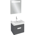 Мебель для ванной Jacob Delafon Reve 60 серый антрацит