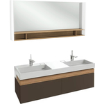 Мебель для ванной Jacob Delafon Terrace 150 ледяной коричневый