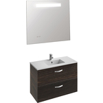 Мебель для ванной Jacob Delafon Ola 80 темный дуб, 2 ящика