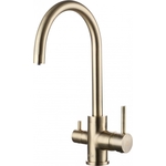 Смеситель для кухни Paulmark Essen с подключением фильтра, бронза (Es213211-BR)