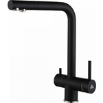 Смеситель для кухни Paulmark Skalen с подключением фильтра, антрацит (Sk213020-401)