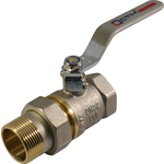 Кран шаровый СТМ Стандарт для воды 1 1/4 накидная гайка/штуцер, бабочка (CWAFM114)