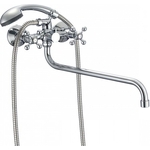 Смеситель для ванны Milardo Duplex универсальный с душем, хром (DUPSB02M10)