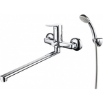 Смеситель для ванны Milardo Stripe универсальный с душем, хром (STRSB02M10)