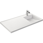 Раковина над стиральной машиной Акватон Лондри 105 правая, белая (1A72223KLH010)