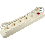 Cетевой фильтр Uniel S-GSL5-3 Ivory