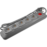 Cетевой фильтр Uniel S-GSL5-3 Grey
