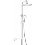 Душевой гарнитур Lemark с верхним душем, хром (LM8810C)