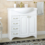 Тумба под раковину Corozo Классика 80 белая (SD-00000351)