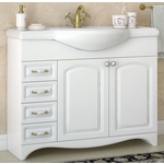 Тумба под раковину Corozo Классика 105 белая (SD-00000315)