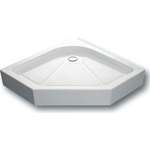 Душевой поддон Bravat Type P1 90х90 с сифоном и ножками, белый (P39)