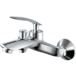 Смеситель для ванны Rush Island с душем, хром (IS6535-44)