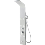 Душевая панель Aquanet Galaxy White AP40-03 с изливом и гидромассажем, белый матовый (237438)