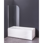 Шторка для ванны Agger 80х140 прозрачная, хром (A02-080TCR)