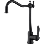 Смеситель для кухни Kaiser Vincent под фильтр, черный мрамор (31944-2)