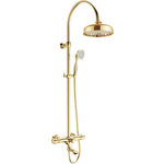 Душевая система Kaiser Aria с термостатом, золото (03182-3)