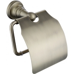 Держатель туалетной бумаги Kaiser Arno с крышкой, бронза (KH-4200)