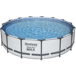Каркасный бассейн Bestway 56488 BW Steel Pro Max 457х107см, 14970л, фил.-насос 3028л/ч, лестница, тент