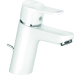 Смеситель для раковины Kludi Pure&Easy с донным клапаном, белый (373829165)