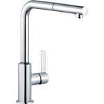 Смеситель для кухни Kludi L-ine с выдвижным изливом, хром (408510575)