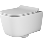 Унитаз подвесной безободковый Ceramicanova New Day Rimless с крепежом, с сиденьем микролифт (CN3005 )