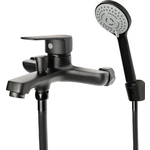 Смеситель для ванны Orange Loop с душем, черный (M26-100B)