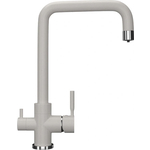 Смеситель для кухни Ulgran U-019 для подключения фильтра, белый (U-019-331)