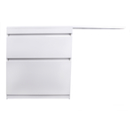 Тумба под раковину Style line Даллас Люкс 78 (140) напольная, под стиральную машину, белая (СС-00002273)